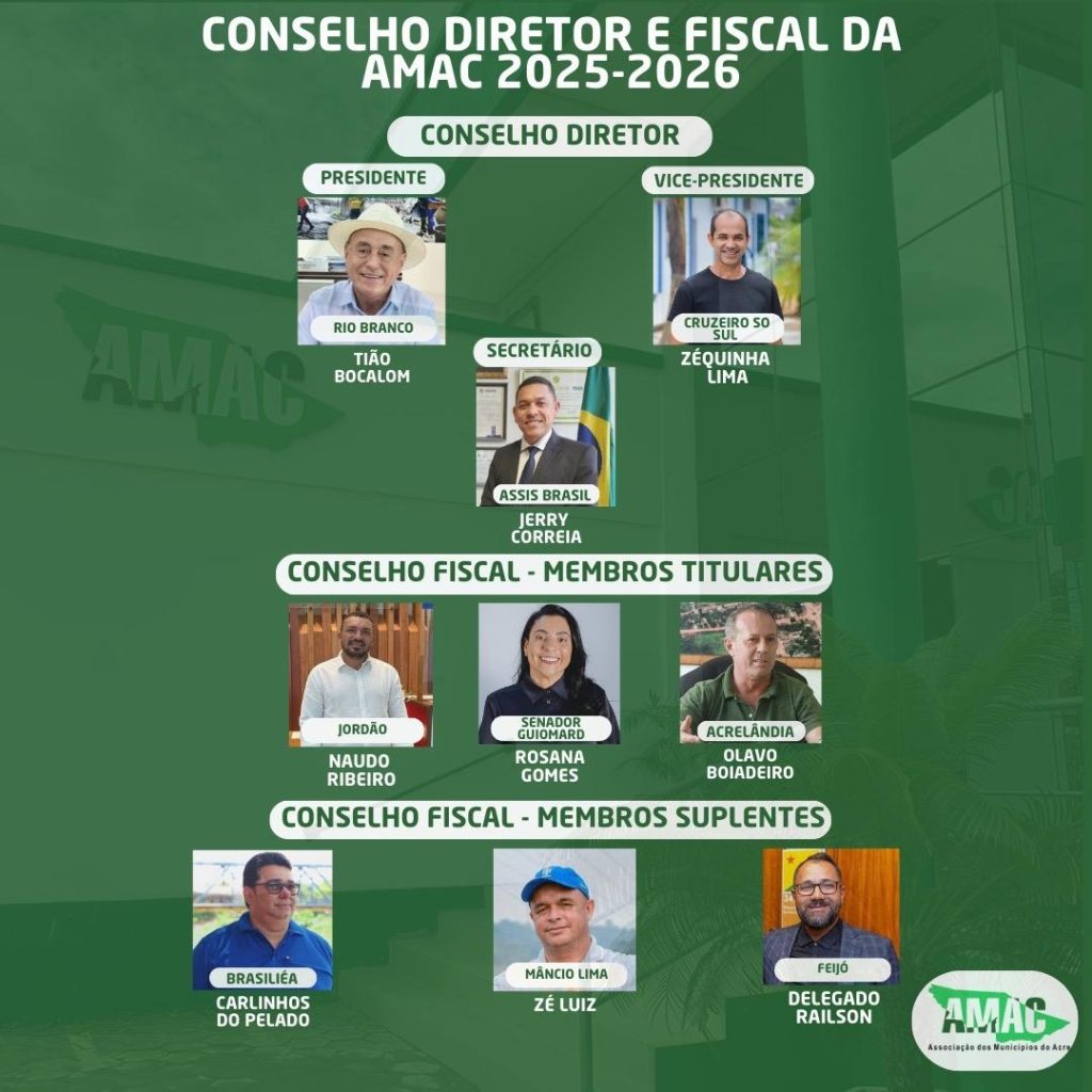 Conselho Diretor e Fiscal da AMAC 2025-2026